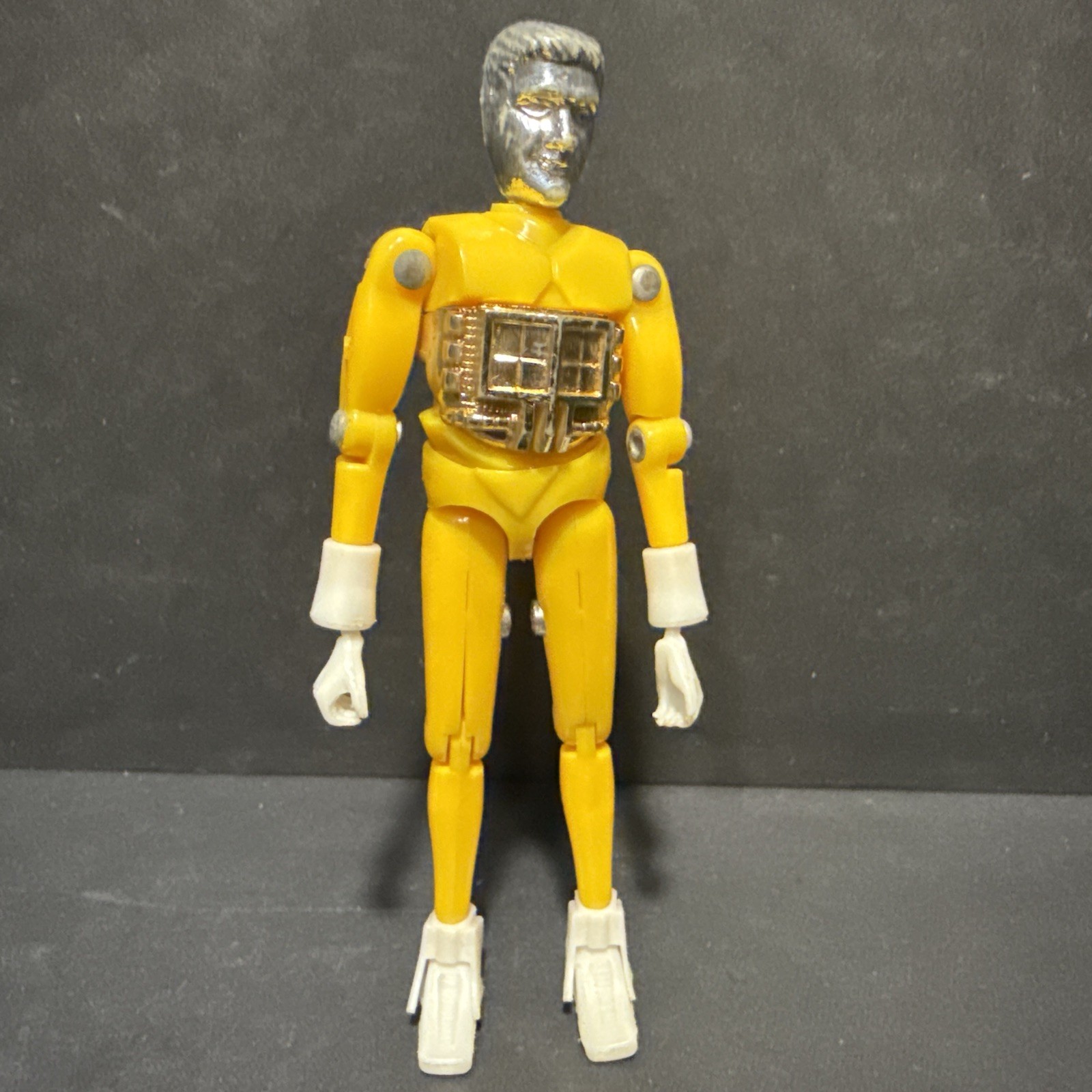 vintage Mego Micronauts complete Yellow OPAQUE TIME TRAVELER -Very Nice Cond. 1C
