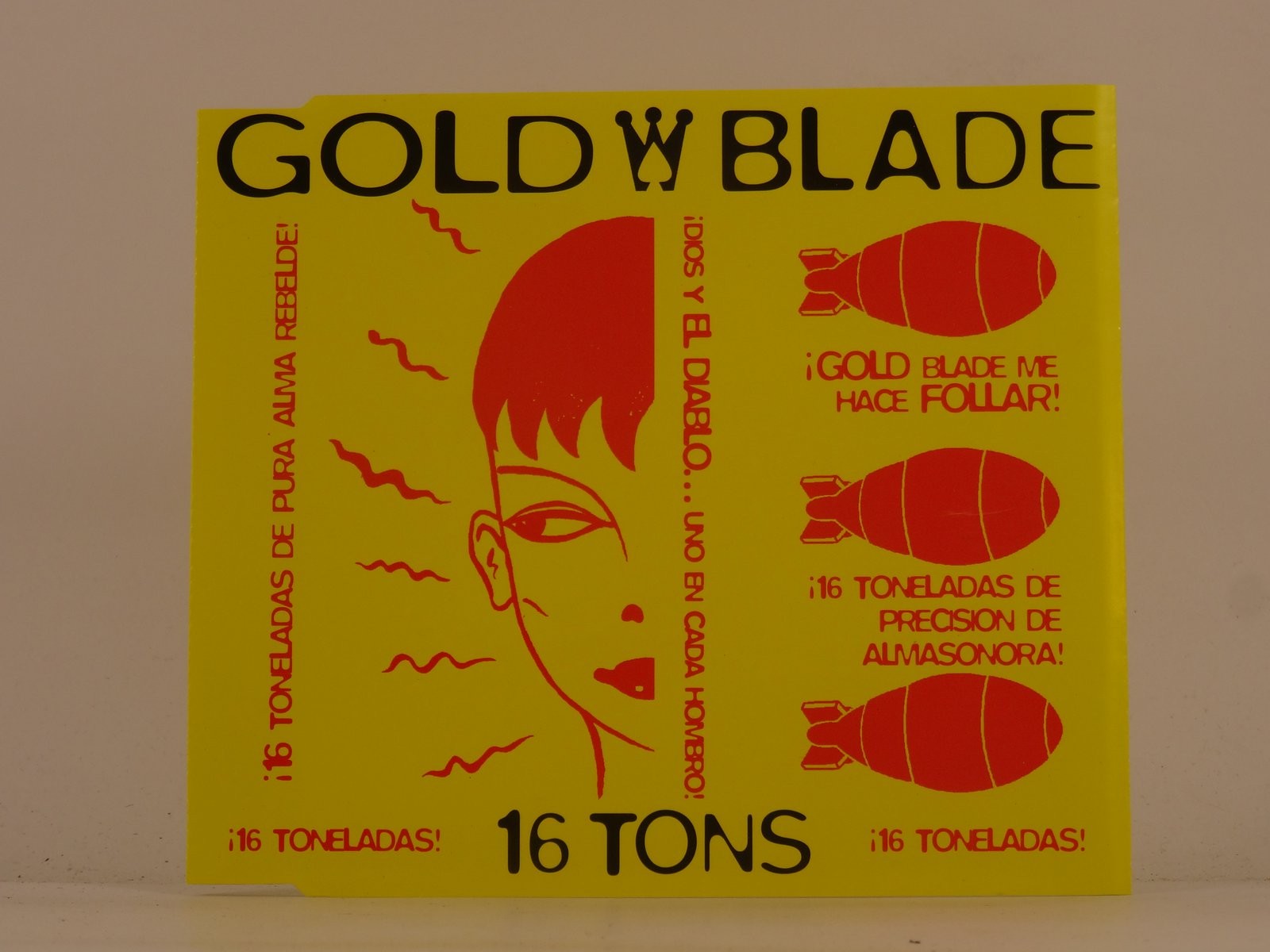 GOLD BLADE 16 TONS (H67) 2 Track CD Single including Plastic Sleeve ULTIMATE