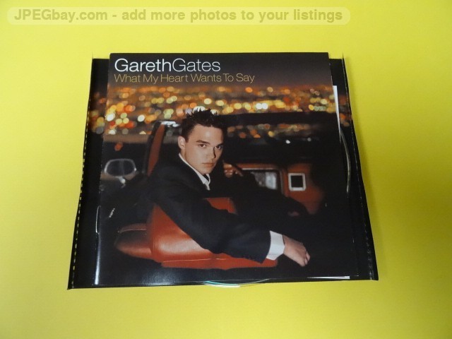 GARETH GATES WHAT MY HEART WANTS TO SAY (W) 16 Track CD Album plus Picture Sleev