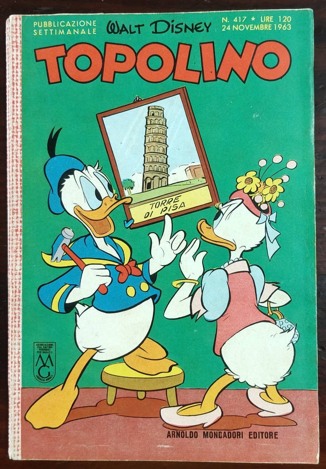 TOPOLINO LIBRETTO 417 - OTTIMO - CON BOLLINI - FUMETTO DISNEY DEL 1963