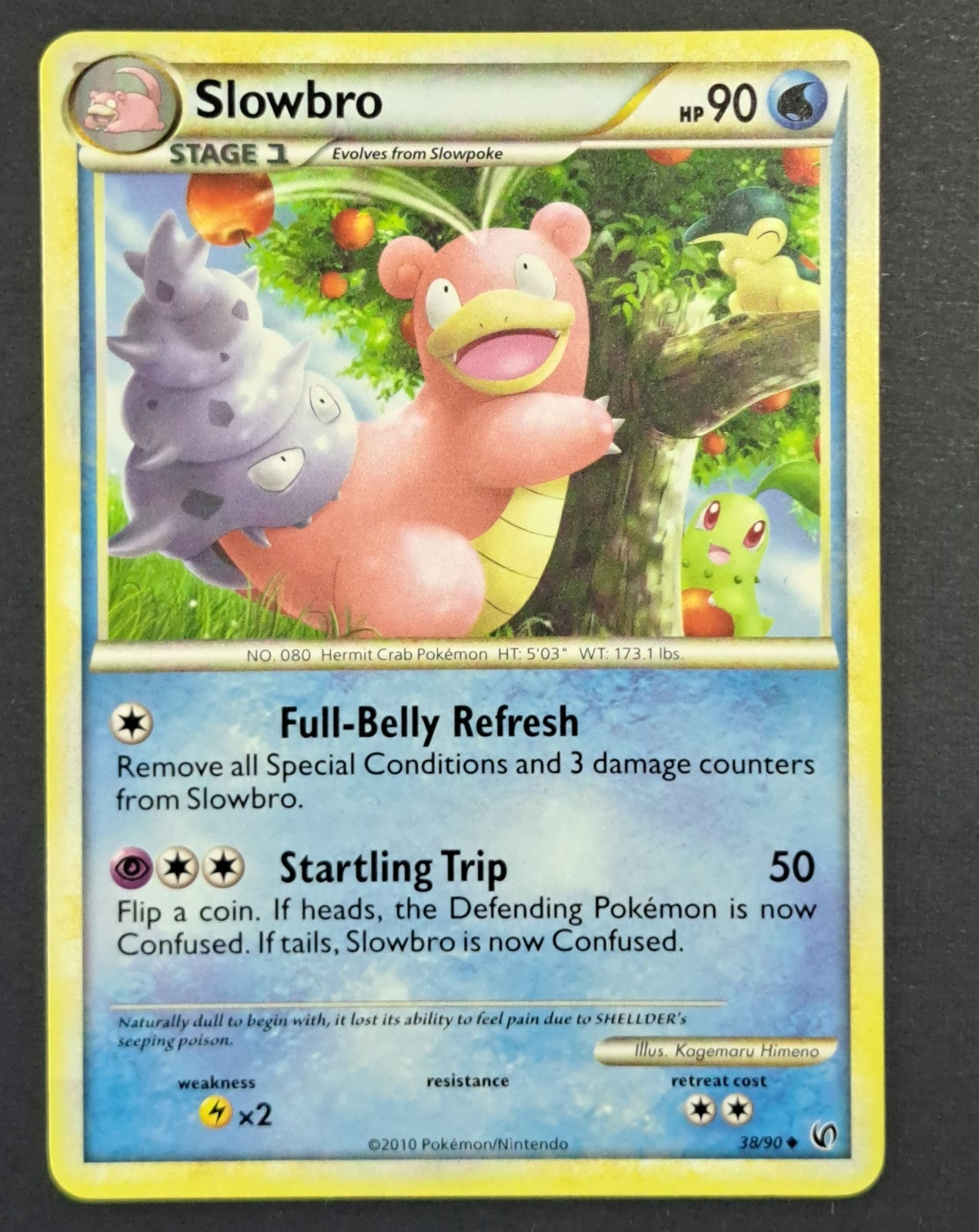 Slowbro 38/90 Pokemon Imperterrito Comune Non Holo Pokemon TCG