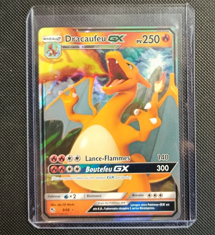 Carte Pokémon Dracaufeu GX 9/68