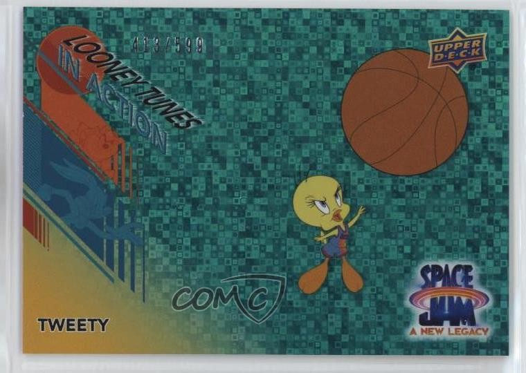 2021 Space Jam A New Legacy Looney Tunes in Action Mega Green Tweety Bird 12gr