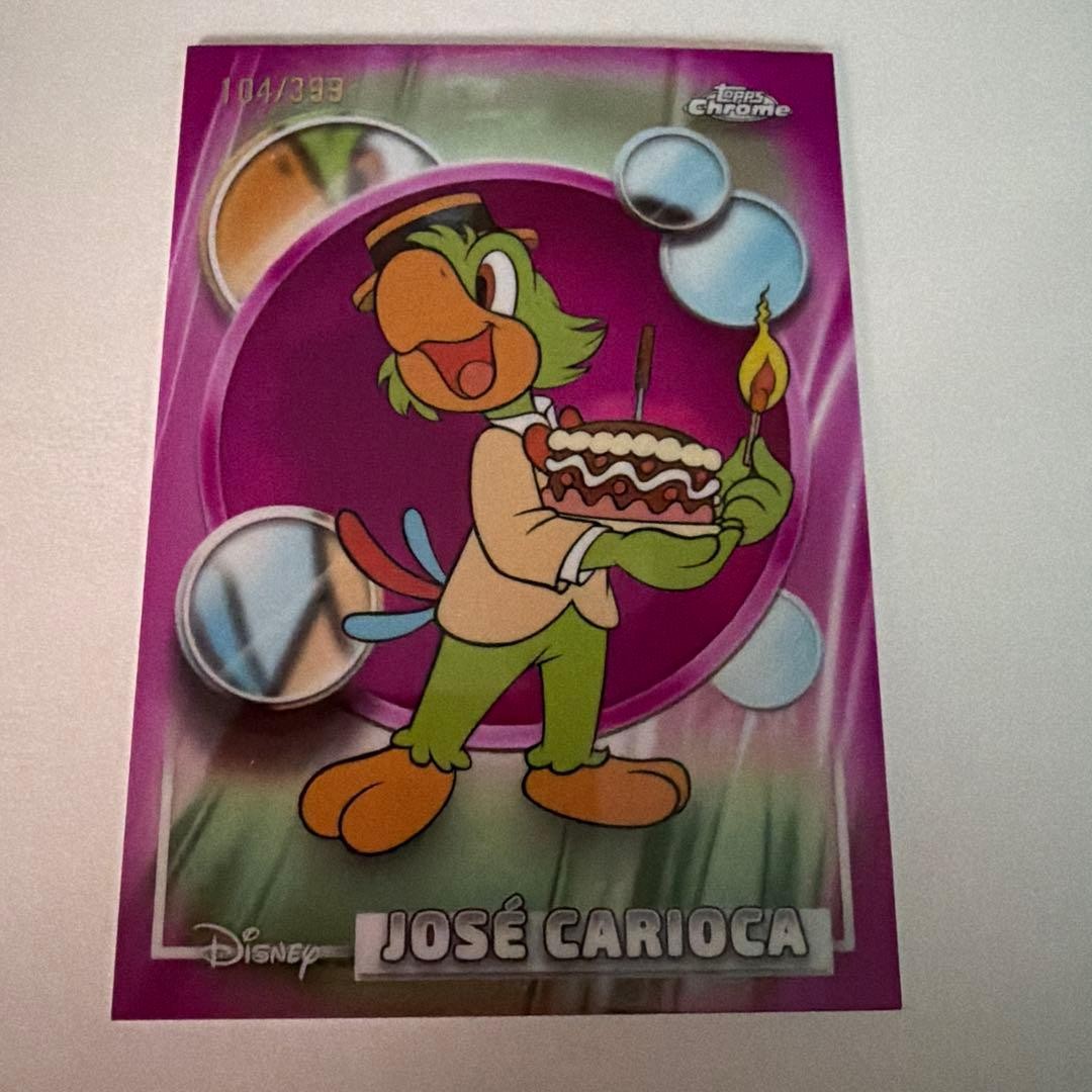 Carta Topps Chrome Disney Jose Carioca 2026