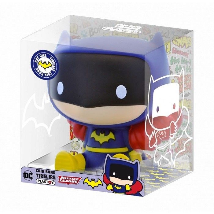 DC Comics Batgirl Figura Hucha Chibi La Liga de la Justicia 15 cm Coleccionab...