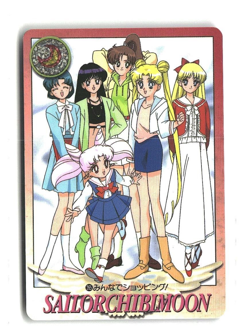 Carta giapponese vintage marinaio luna chibimoon marinaio