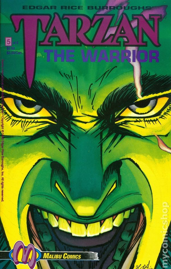 Tarzan il Guerriero #5 FN 1992 Immagine Stock