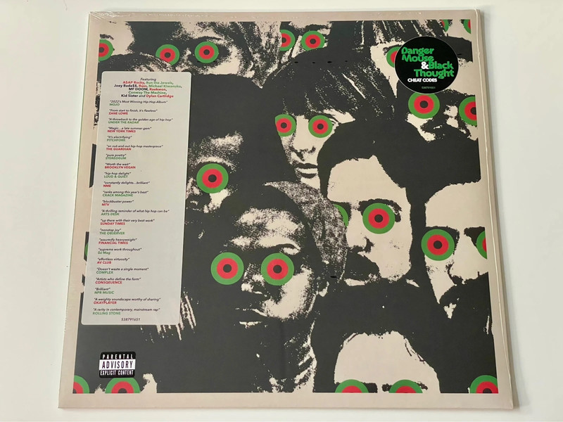 LP Danger Mouse & Black Thought Cheat Codes vinyl The Roots MF Doom Raekwon Joey Bada$$