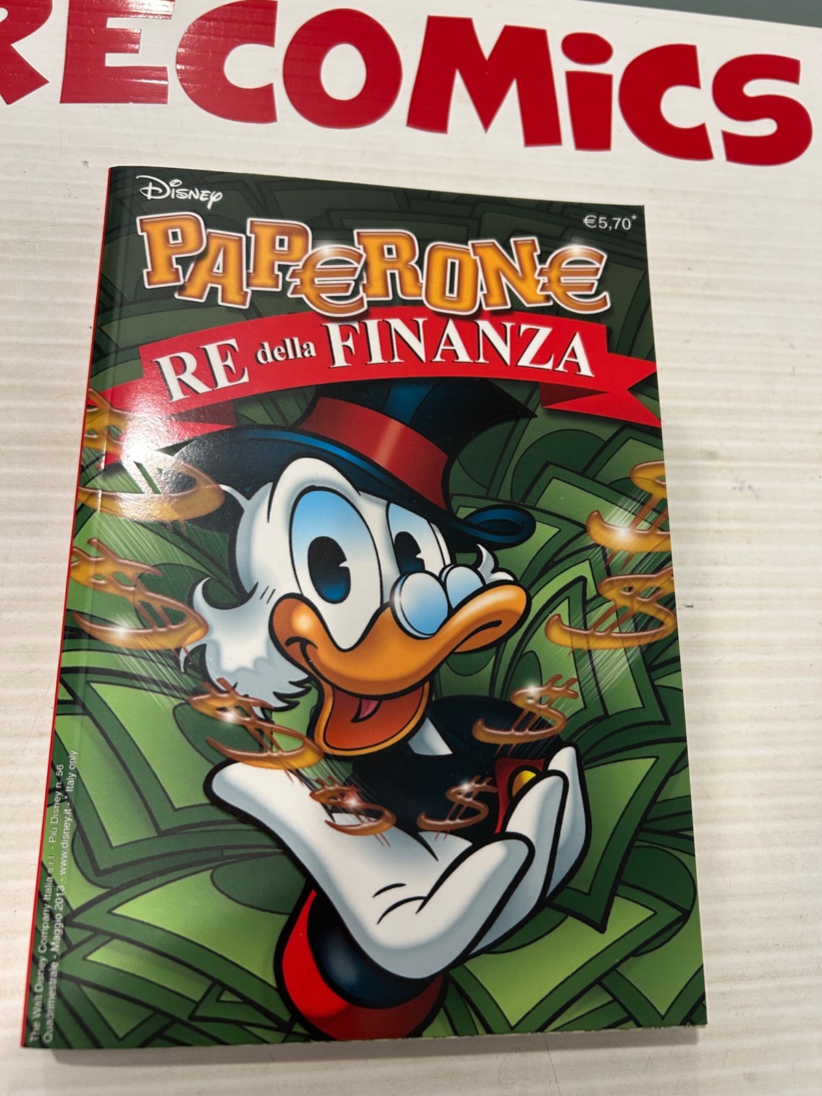 DISNEY PAPERONE RE DELLA FINANZA   MAG. 2013   EDICOLA/MAGAZZINO   E11