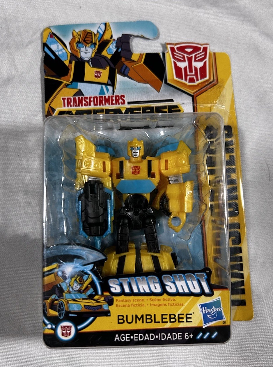 Transformers Bumblebee New Cyberverse Sting Shot Scout Class