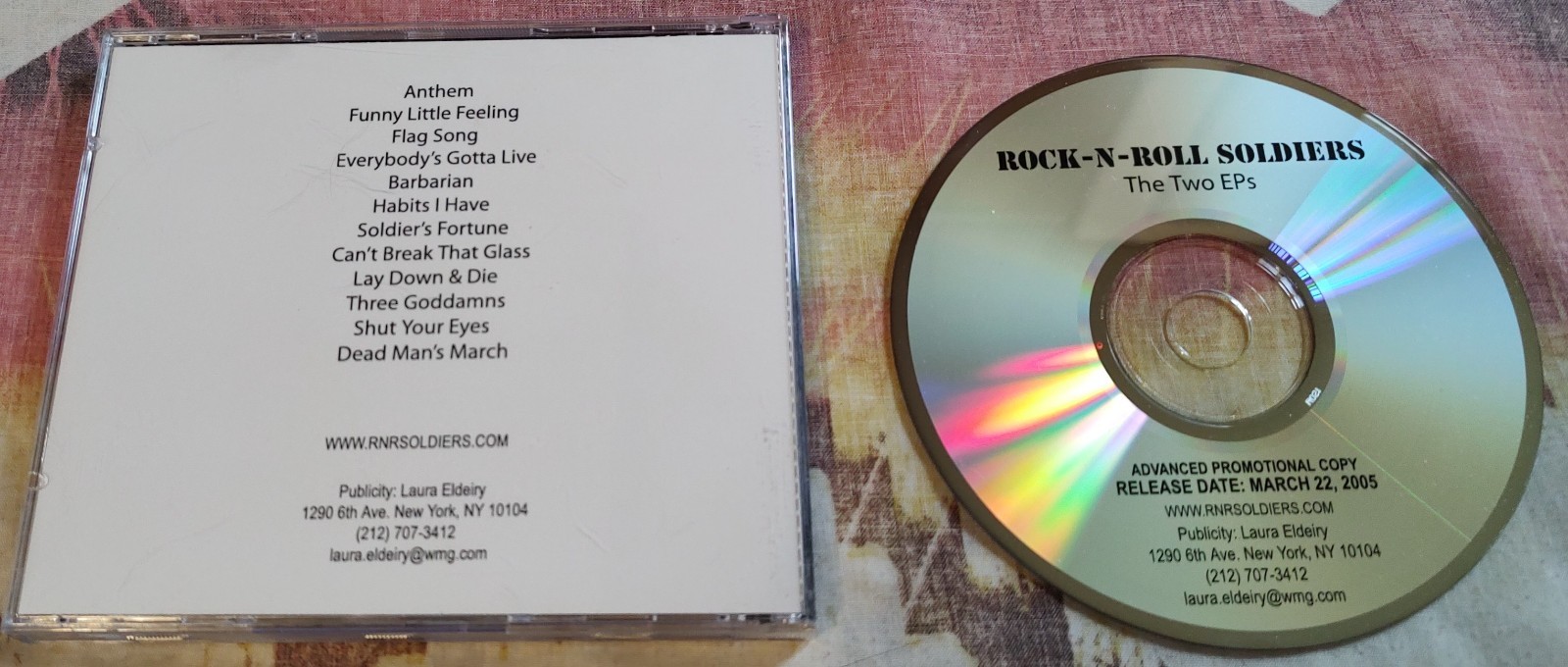 Rock N Roll Soldiers – The Two EPs - 2005 INDIE - RARE ADVANCE - MINT COLLECTORS