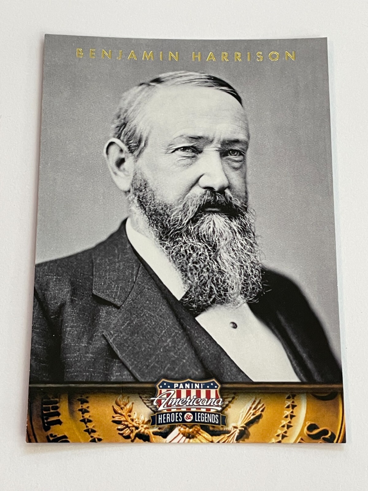 2012 Panini Americana Heroes & Legends #23 - Presidente Benjamin Harrison - US