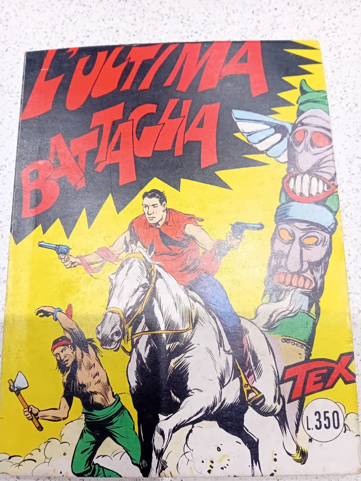 Edizioni Araldo Tex n. 9 L'ultima battaglia 1964 Gian Luigi Bonelli