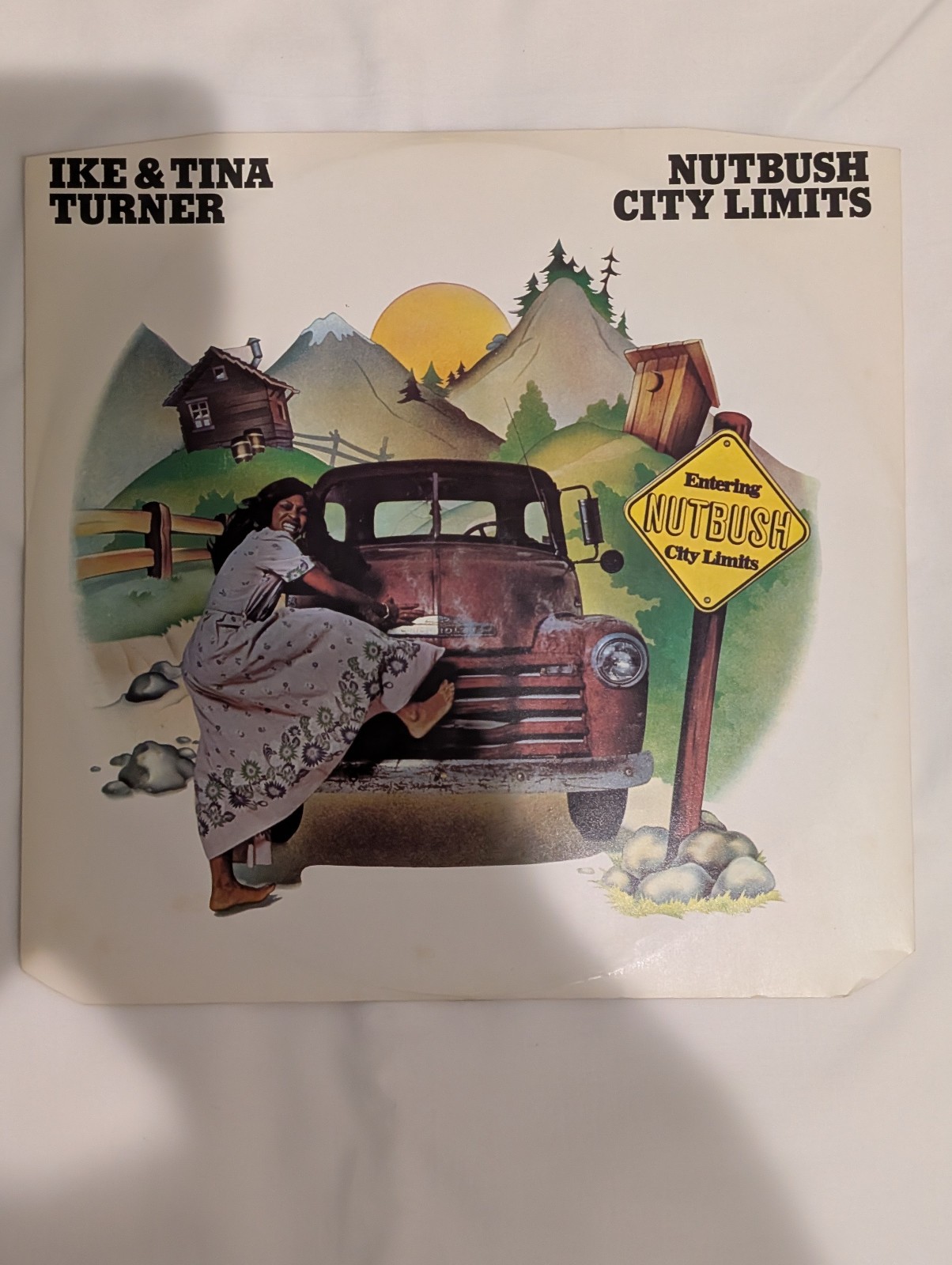 IKE & TINA TURNER "NUTBUSH CITY LIMITS" 12" 45 RPM VINYL SINGLE 1973 (EX)