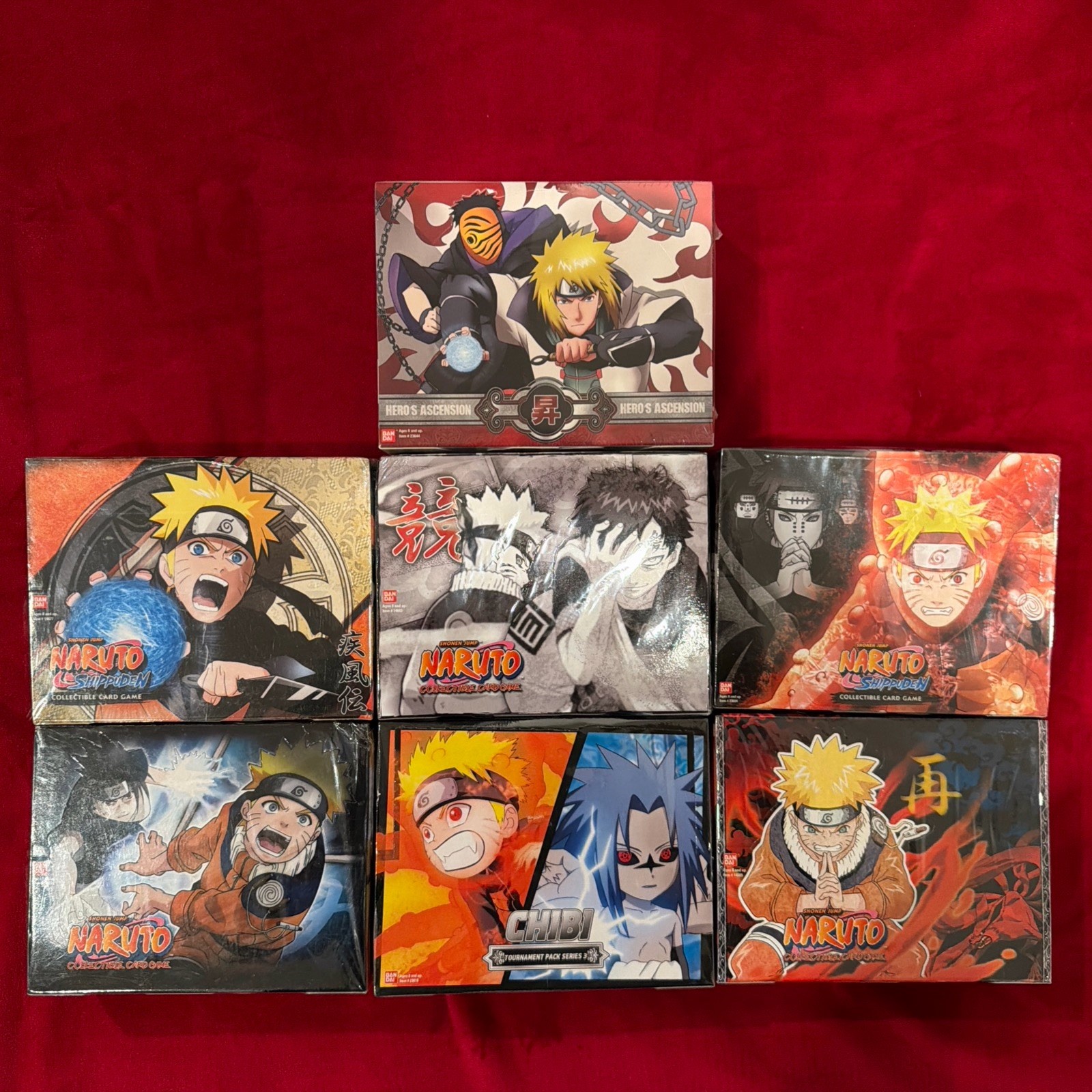 Naruto CCG Booster Box Set di 7 (Sentiero del dolore, eroi, ecc.) Lotto Personalizzato [6/7]