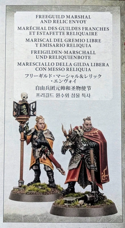1x Freeguild Marshal and Relic Envoy - Cities of Sigmar AoS (Neuf, -30%)