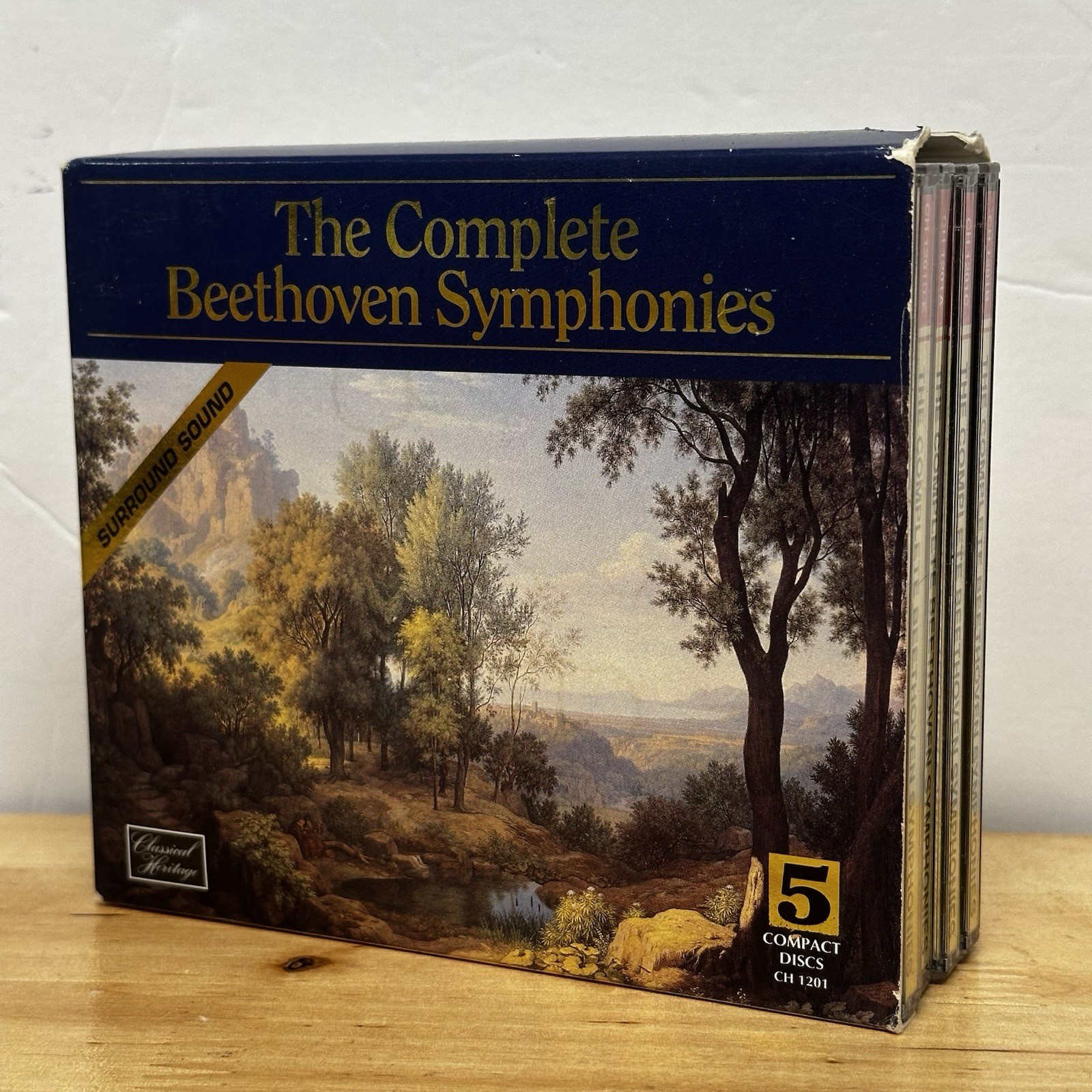 Beethoven Complete Symphonies Classical Heritage 5 CD Box Set CH 1201 1992