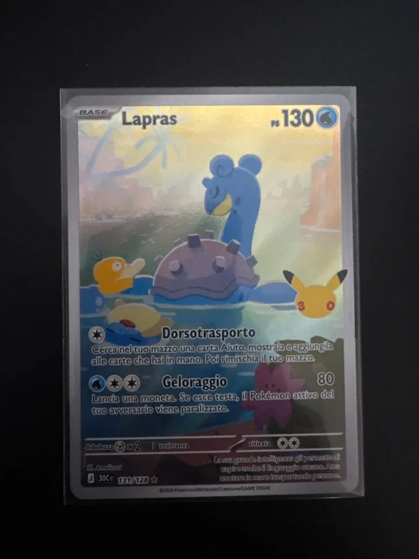 pokémon 30° anniversario Lapras