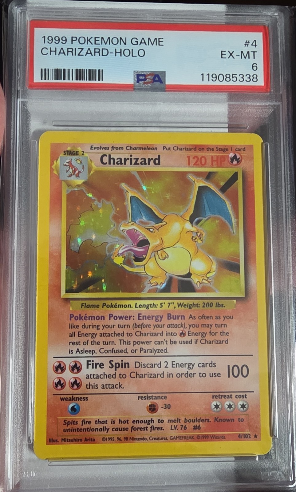 Charizard 4/102 Set Base Holo