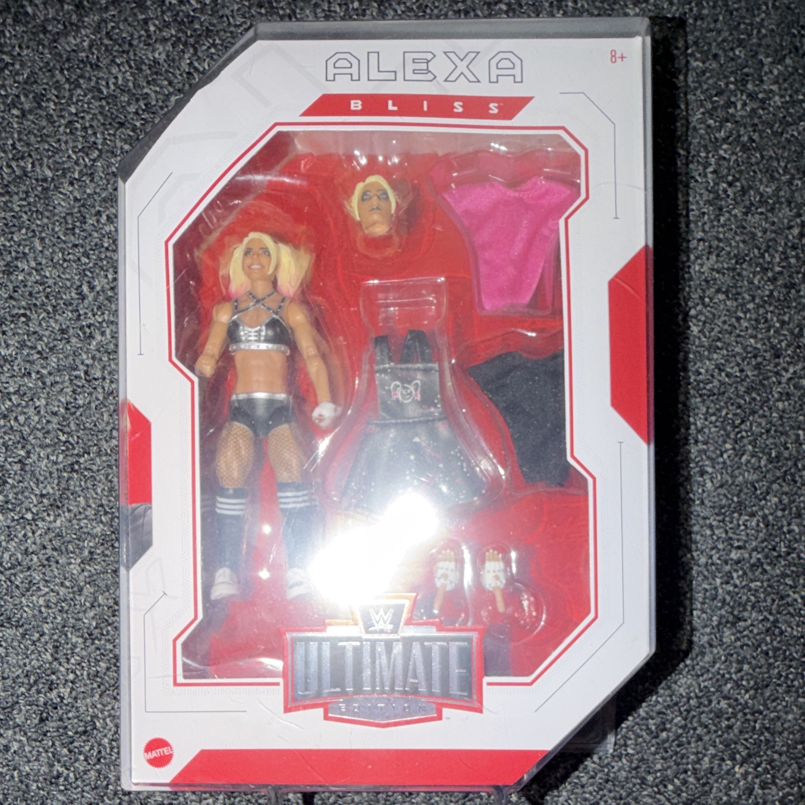 WWE Mattel Ultimate Edition Alexa Bliss Action Figure con Alt Head Hands Vestito