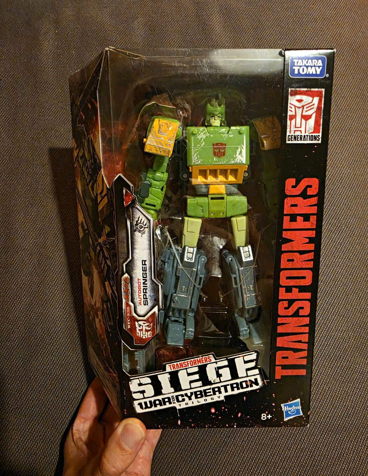 Hasbro Transformers Generations Siege WFC Modellino Autobot Springer