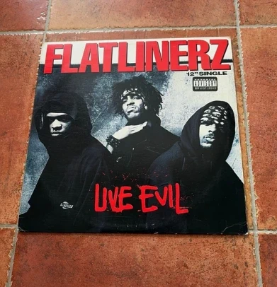 Vinyle Maxi 12" Flatlinerz – Live Evil (Pressage Original US 1994 - Def Jam)