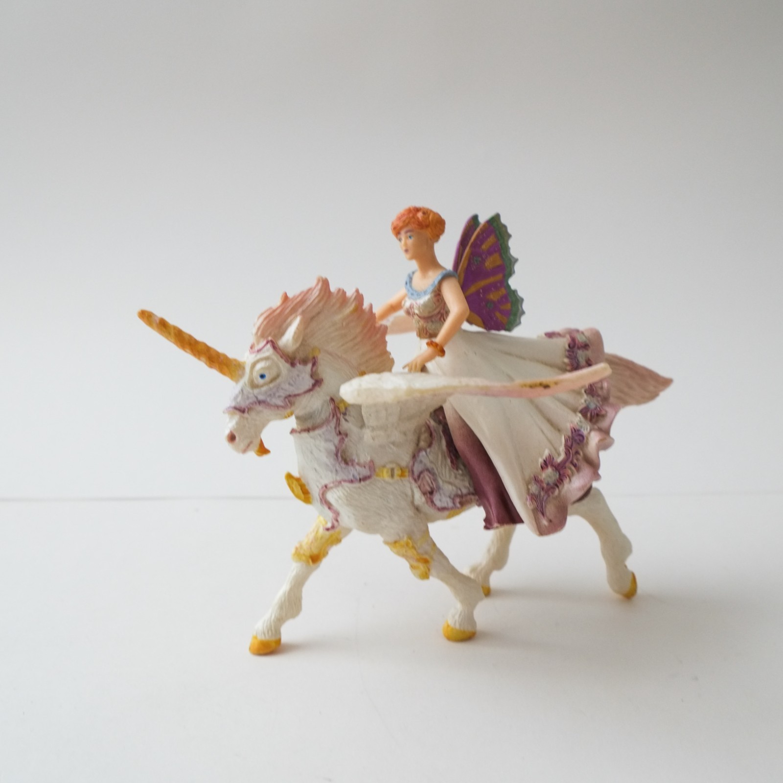 PAPO Fairy Riding Winged Unicorn Toy - Mythical Fantasy Figure 2009