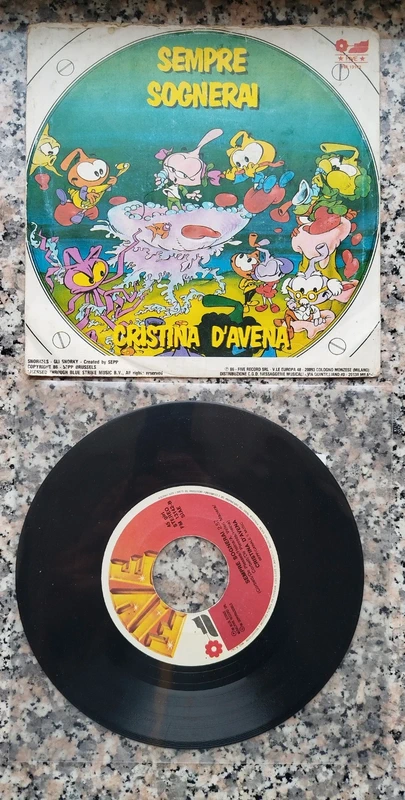 45 Giri Sempre Sognerai Cristina D Avena Five Record FM 13142