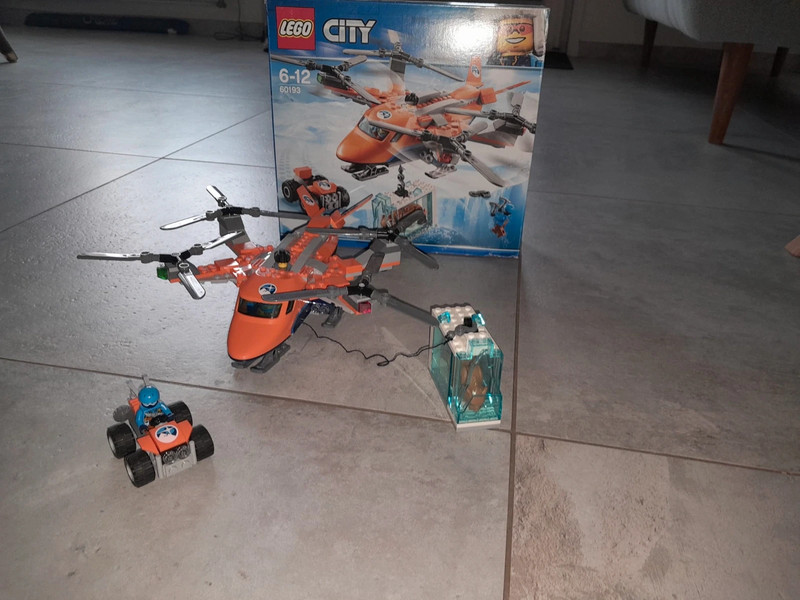 Lego city hélicoptère Antarctique 60193