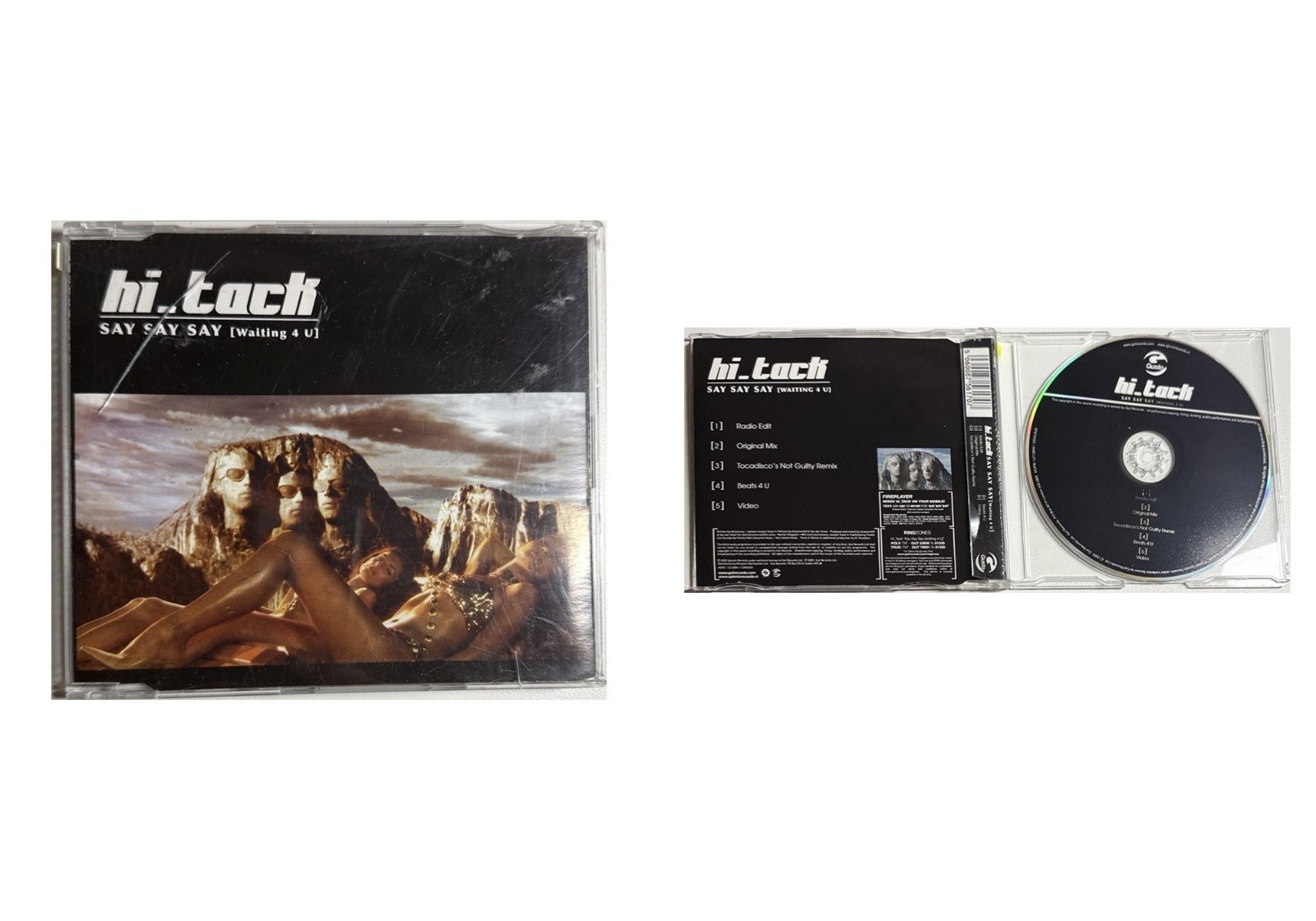 💿 Hi-Tack Say Say Say Waiting 4 U CD Single Gusto Remixes Enhanced Video 2005