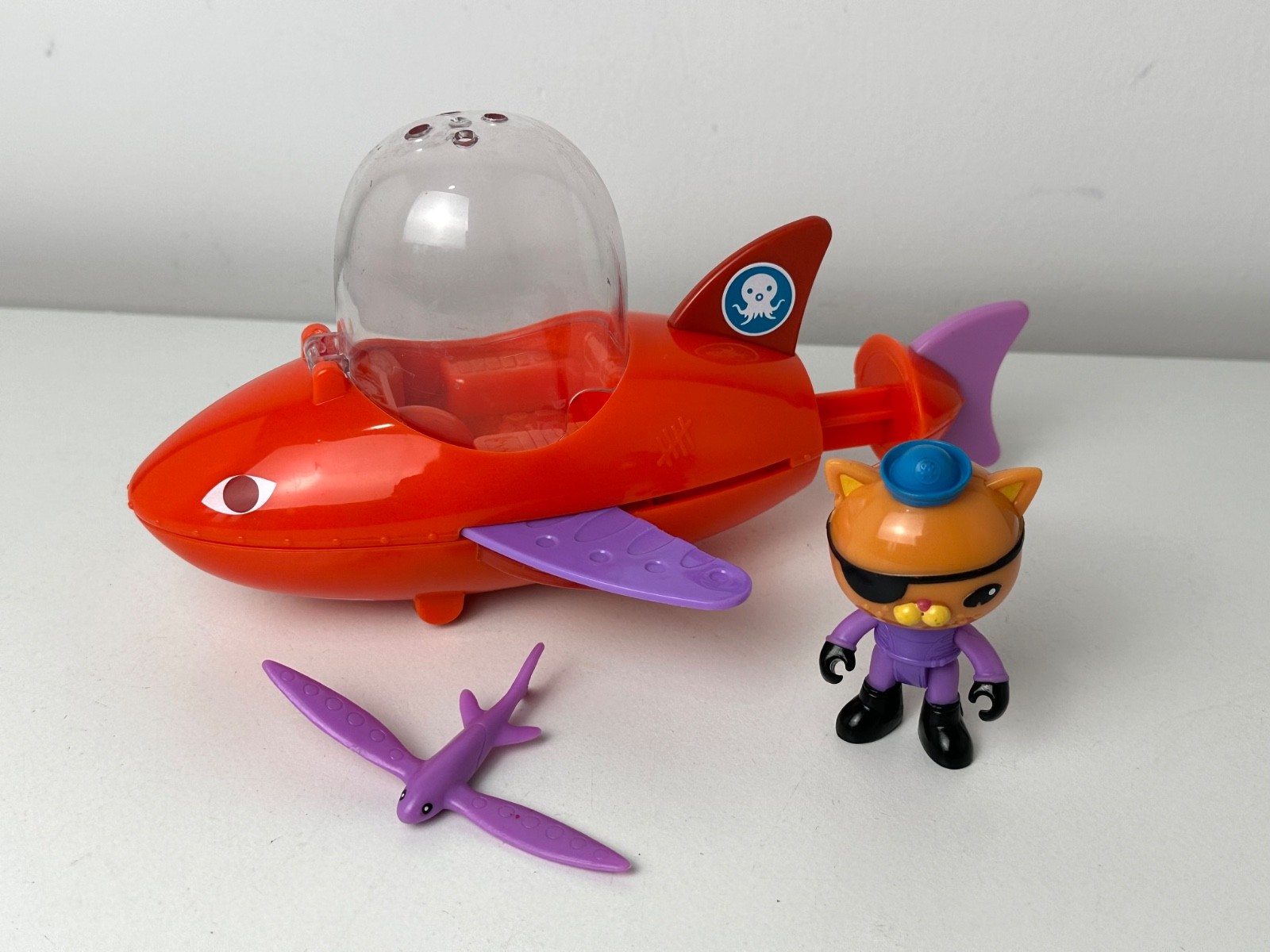 Modellino Octonauts Gup B Ala Viola Pesce Volante e Kwazii