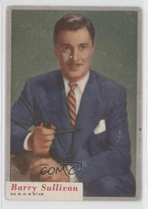 1953 Topps Who-Z-At Star? Barry Sullivan #72 0s4