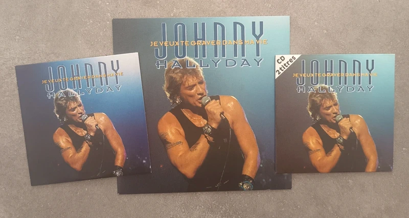 Johnny Hallyday lot je veux te graver dans ma vie