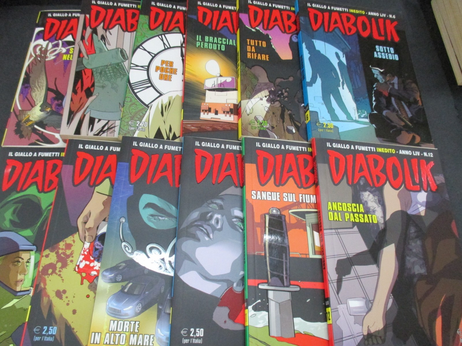 DIABOLIK ANNO LIV 2015 1/12 - ANNATA COMPLETA