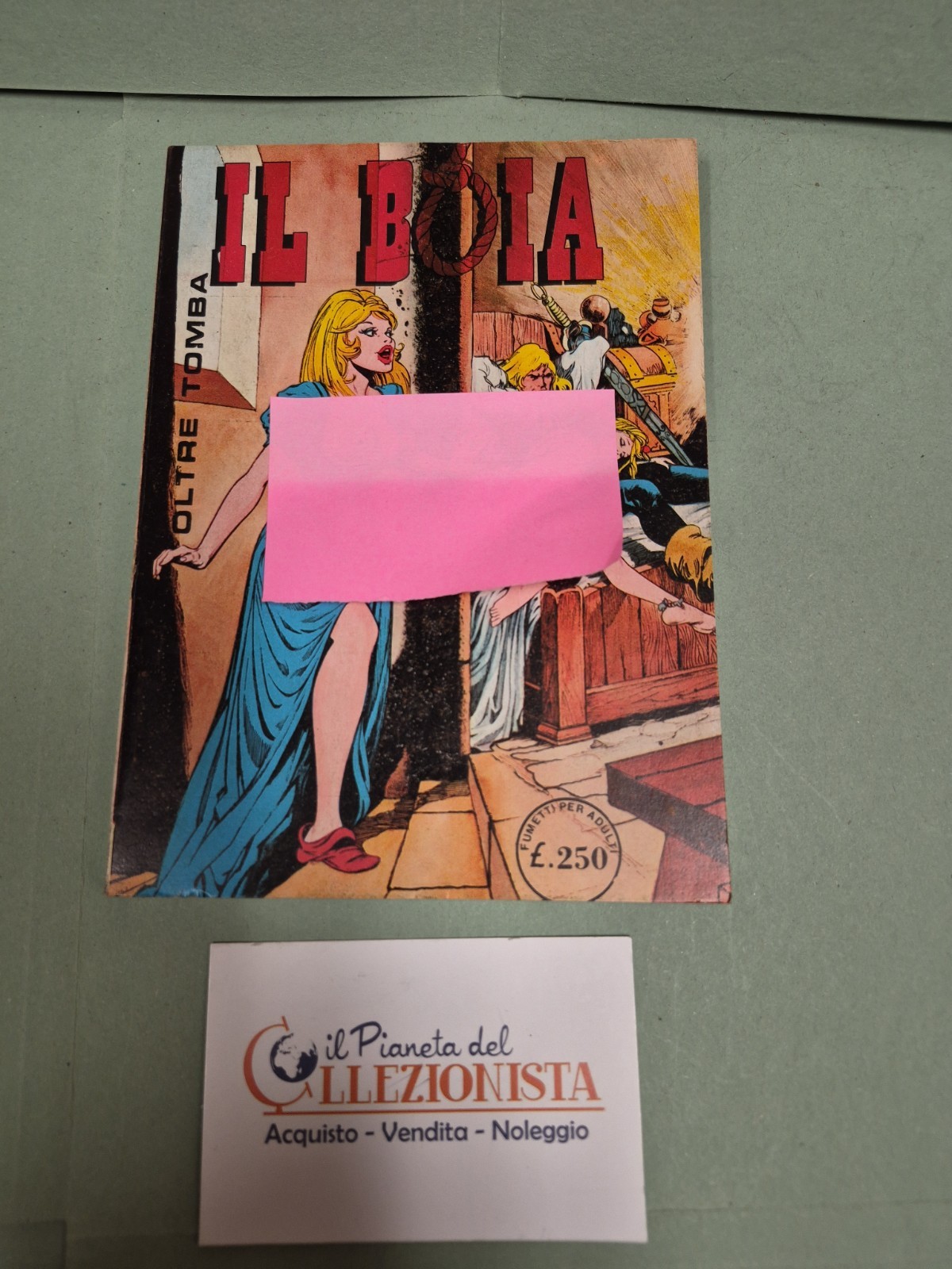 FUMETTO IL BOIA  NR. 1 LUGLIO 1975 EDIZIONI SPADA OLTRE TOMBA