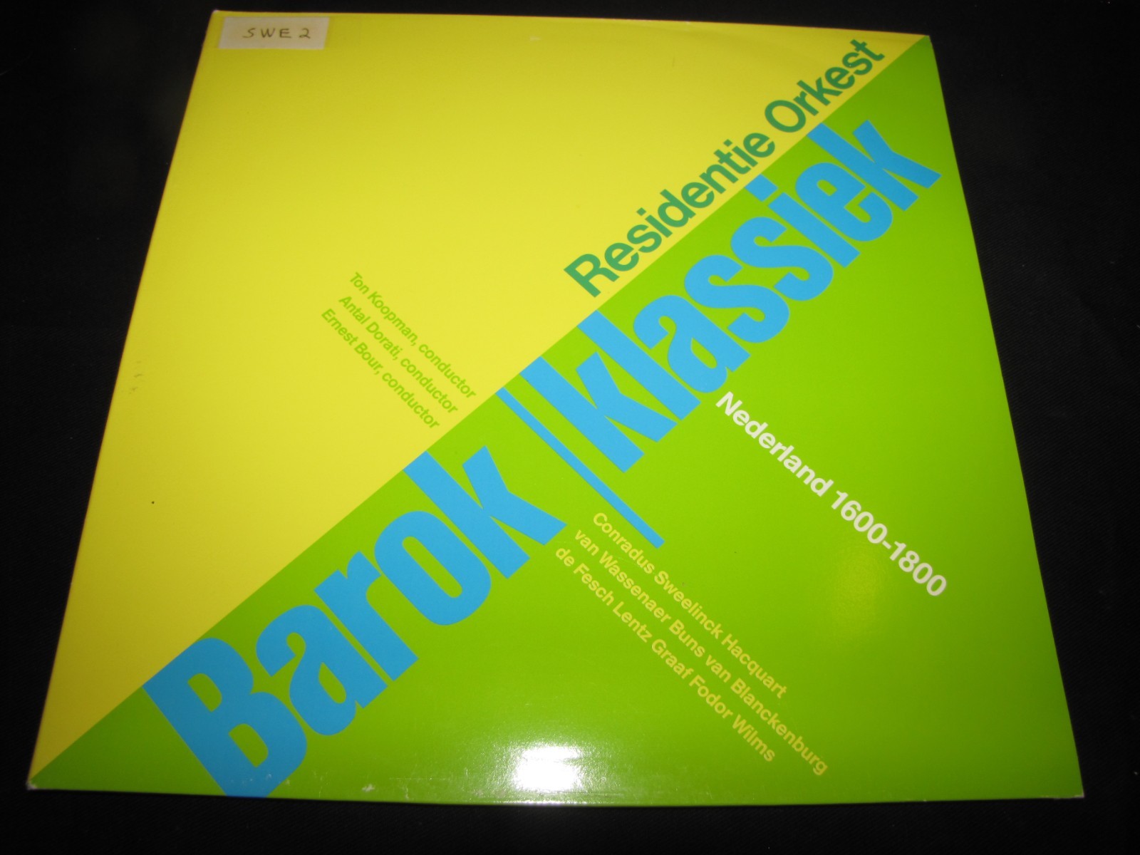 BAROK KLASSIEK  - NEDERLAND 1600 - 1800 / RESIDENTIE ORKEST DOUBLE LP