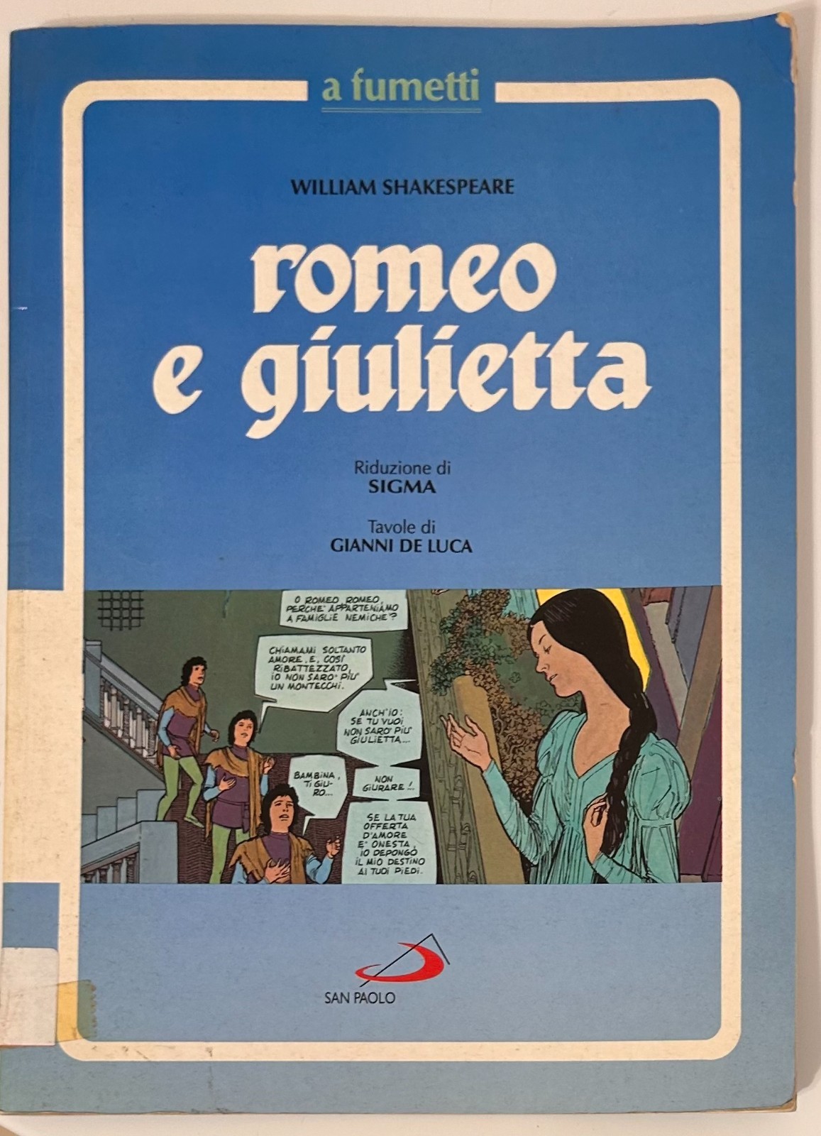 Romeo e Giulietta a Fumetti di William Shakespeare, 1995, San Paolo Edizioni