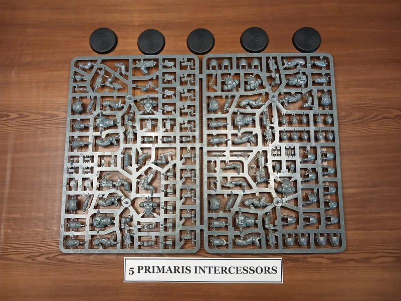 x5 Primaris Intercessors – 10th edition - Space Marines Warhammer 40k