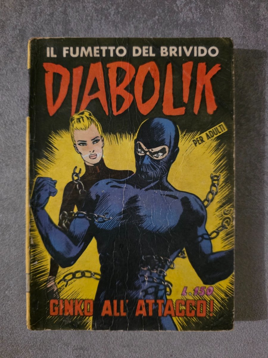 Diabolik n. 16  prima serie Ingoglia 1964 originale