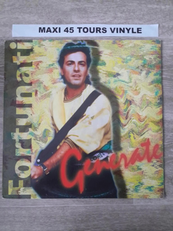 Michael Fortunati : Generate (Remix) 1993 Belgique 12" Maxi 45 Tours Vinyle