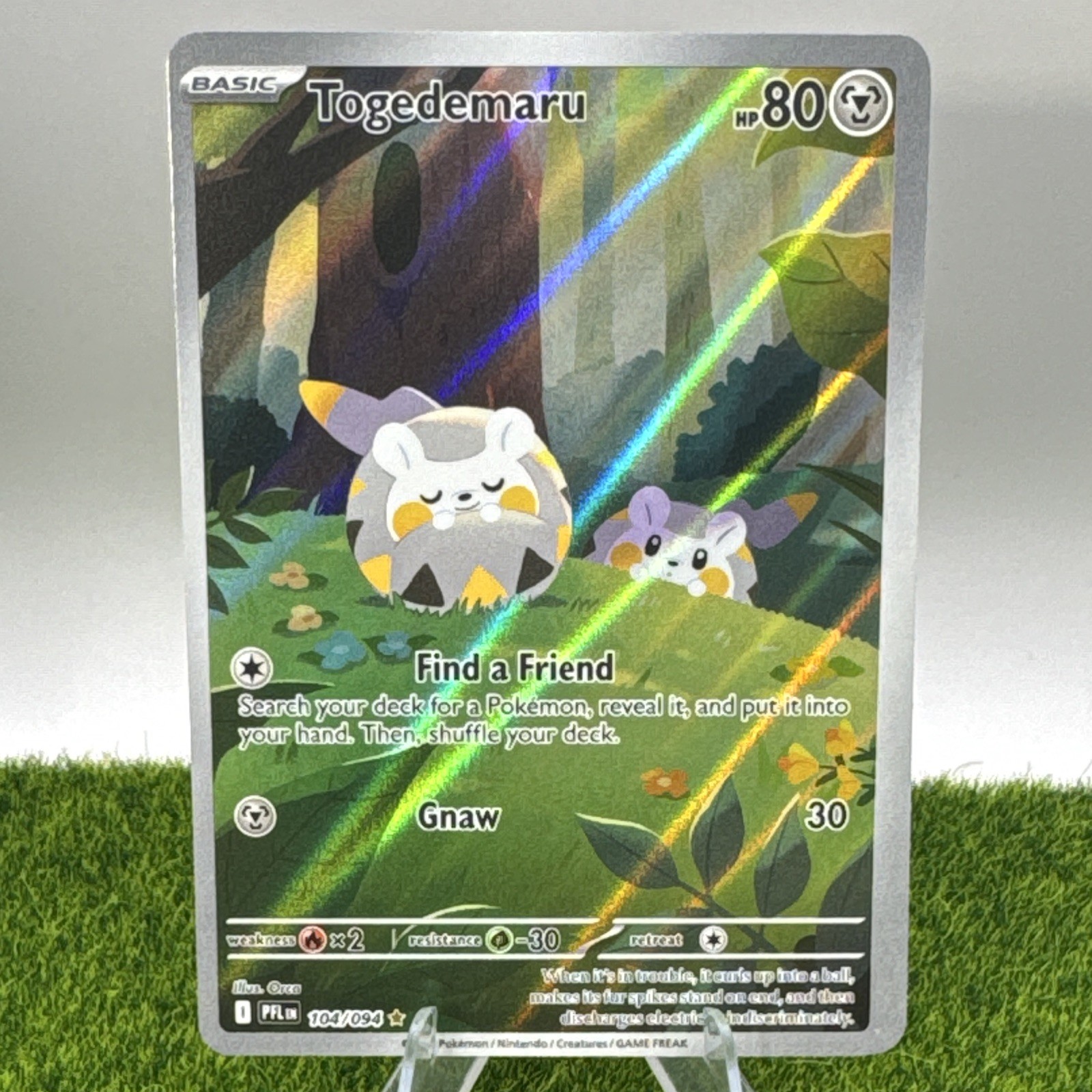 Pokémon TCG Togedemaru Art Raro 104/94 Destino Nascosto Near Mint Mai Giocato