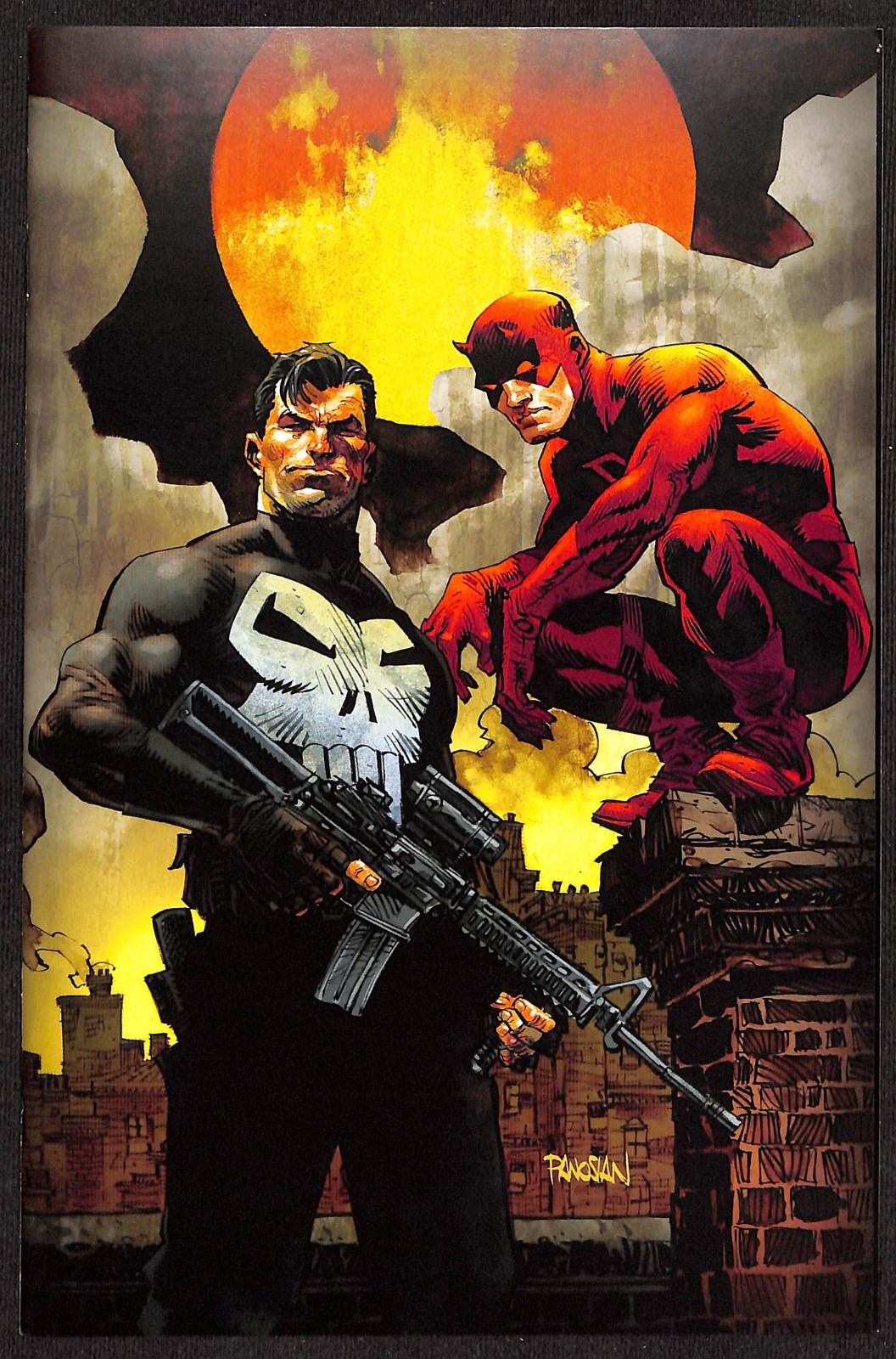 Daredevil Punisher the Devil's Trigger #1 Dan Panosian 1:25 2nd Print Variant