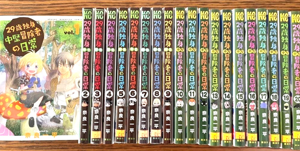 An Adventurer's Daily Grind at Age 29 Vol. 1-21 ultimo set completo manga...
