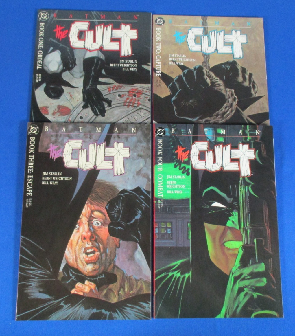 Batman The Cult 1-4 DC Comics Complete Set Graphic Novels Jim Starlin 1988  NM