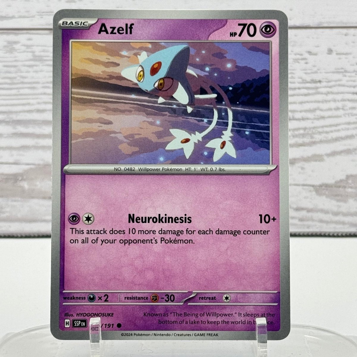 Azelf 080/191 Scintille Impurgenti Pokemon quasi nuovo