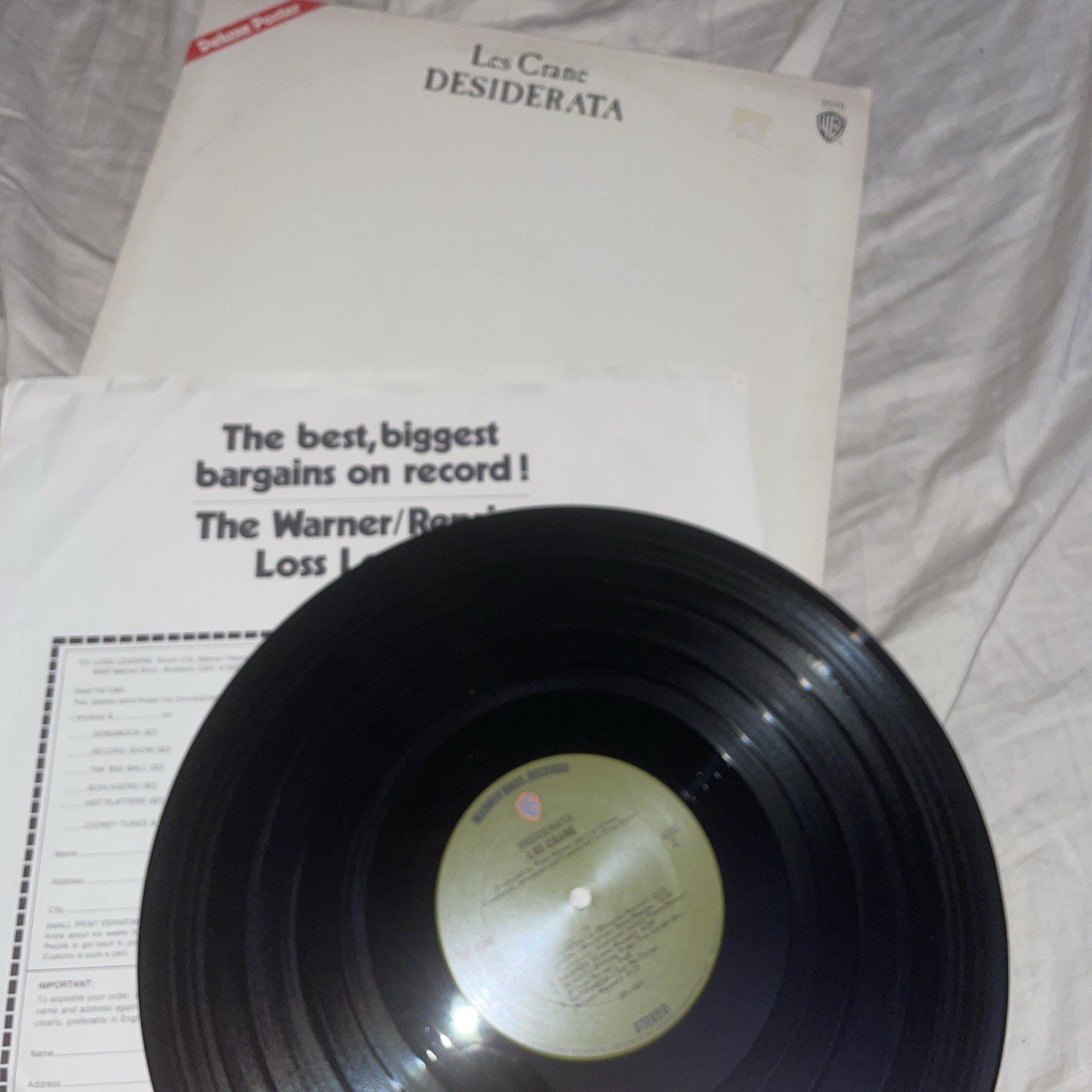 Les Crane Desiderata promo WLP US original vinyl LP Jazz