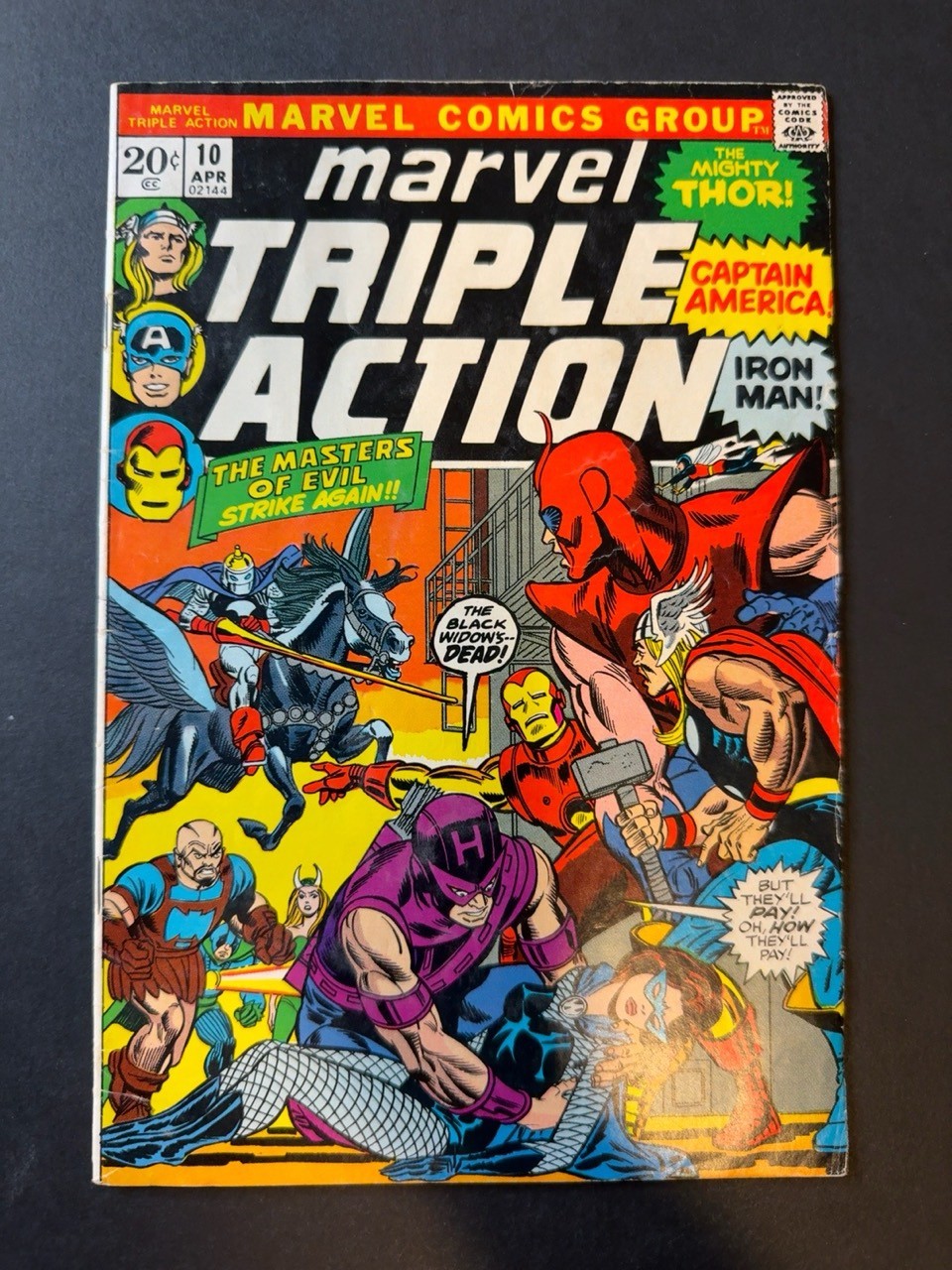 Marvel Triple Action #10 1973 Gil Kane Stan Lee John Romita 6.0