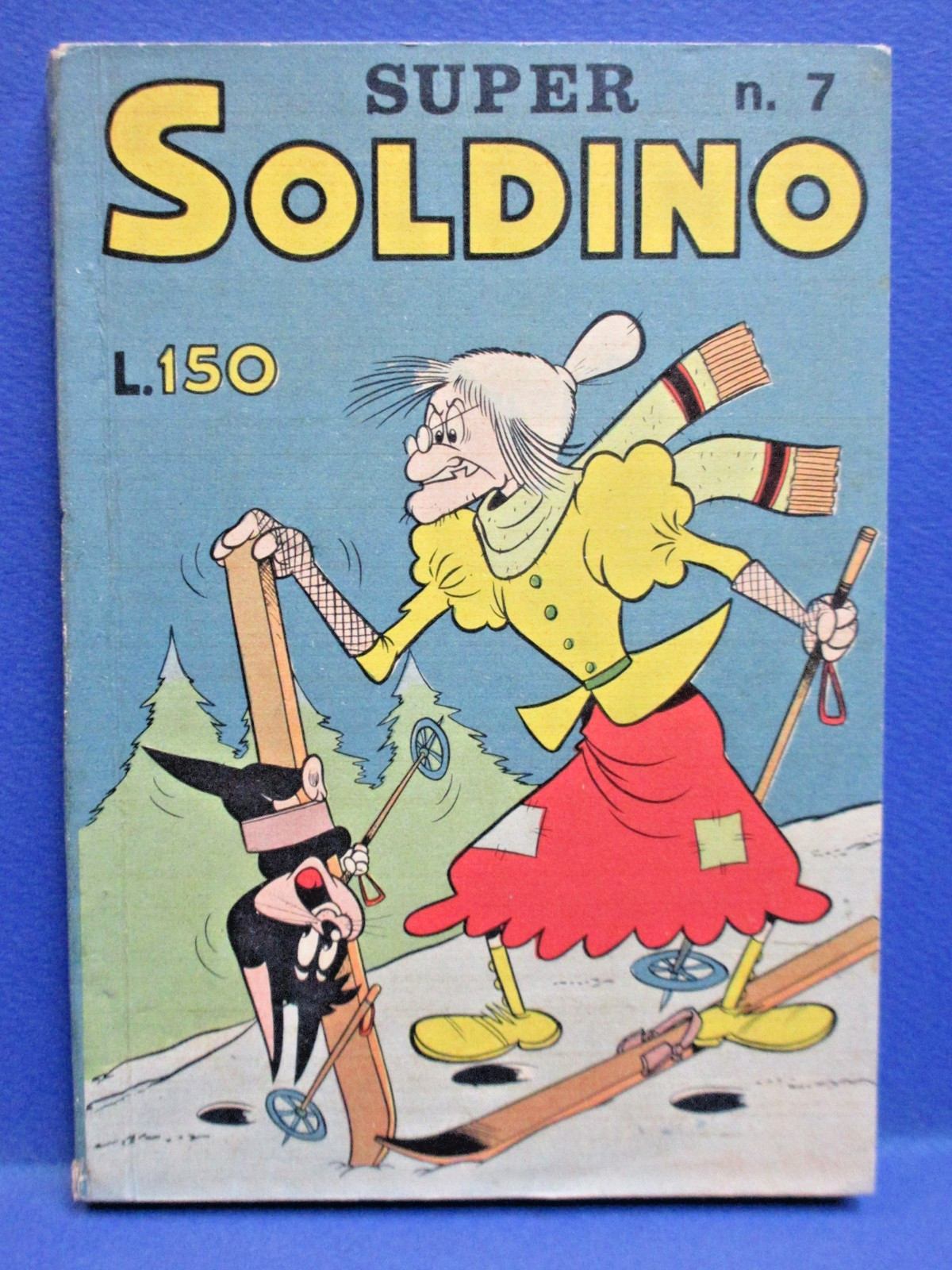SUPER SOLDINO 7  Raccolta Collana Il Birillo IL PONTE -  Bianconi 1960 !