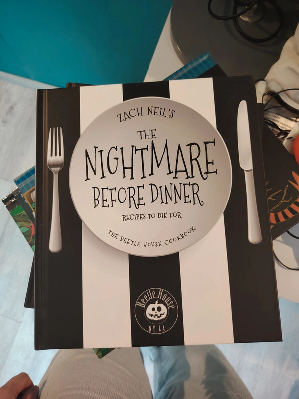 Livre cuisine Tim burton