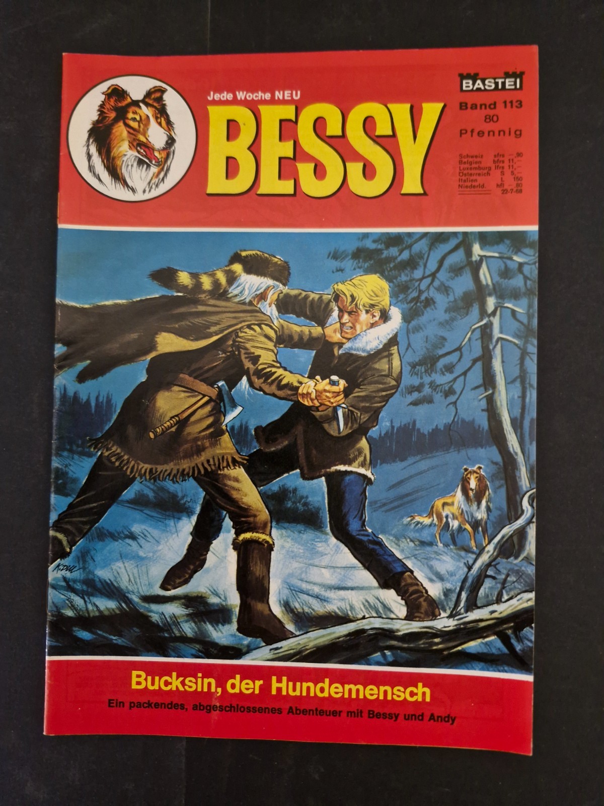 Fumetto Bessy n.113 (Bastei 1°edizione) Z1